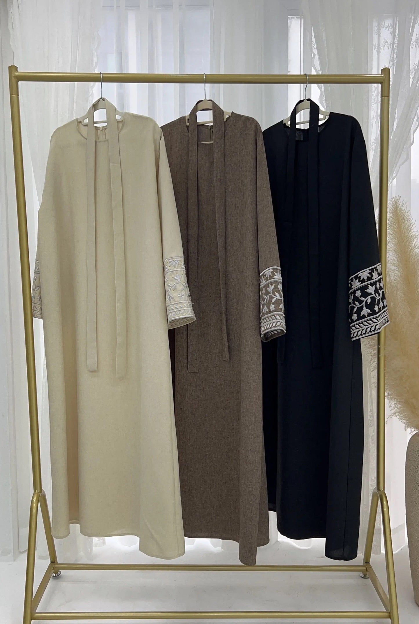 Abaya Falastin with belt