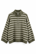 Lina Stripe Knit Pullover