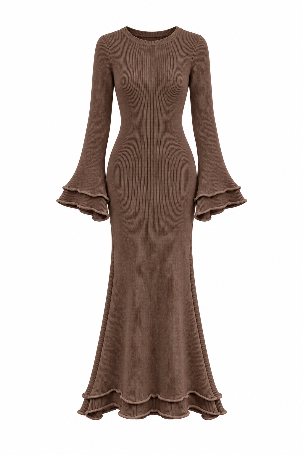 Layla Ruffle Knit Dress