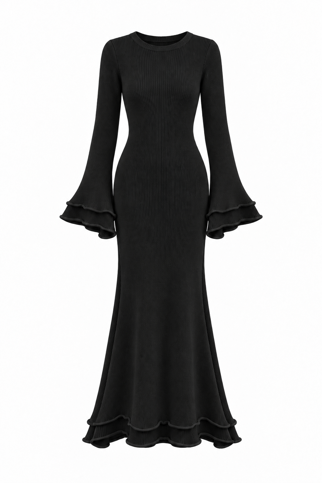 Layla Ruffle Knit Dress