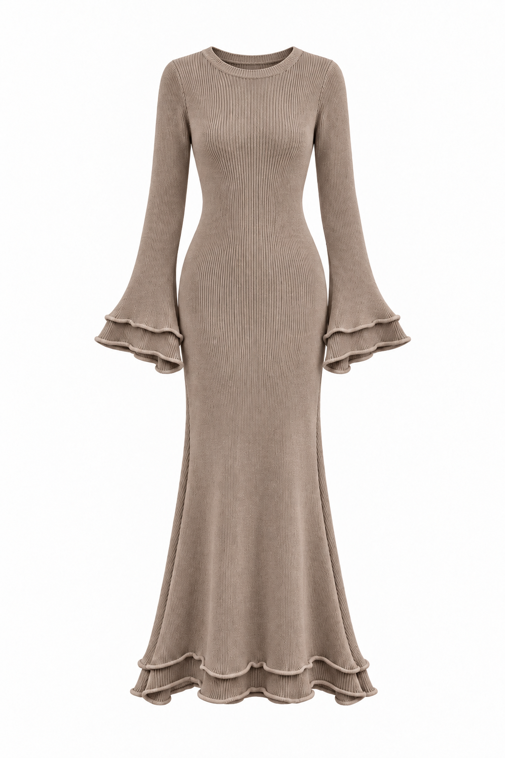 Layla Ruffle Knit Dress