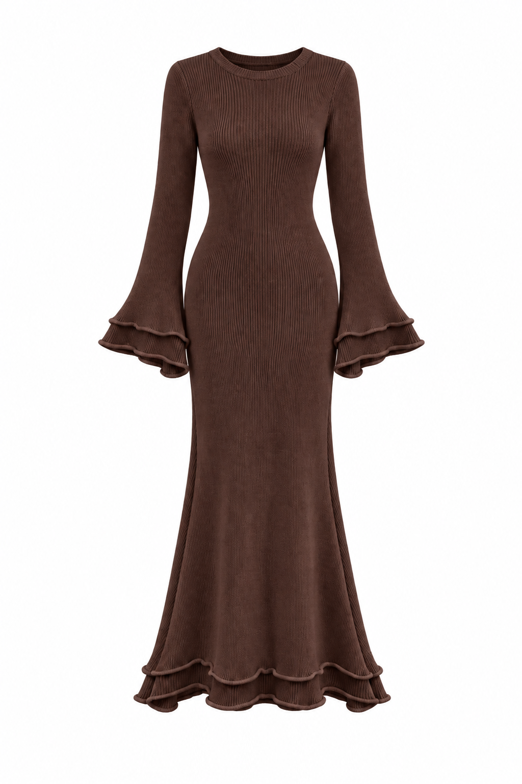 Layla Ruffle Knit Dress