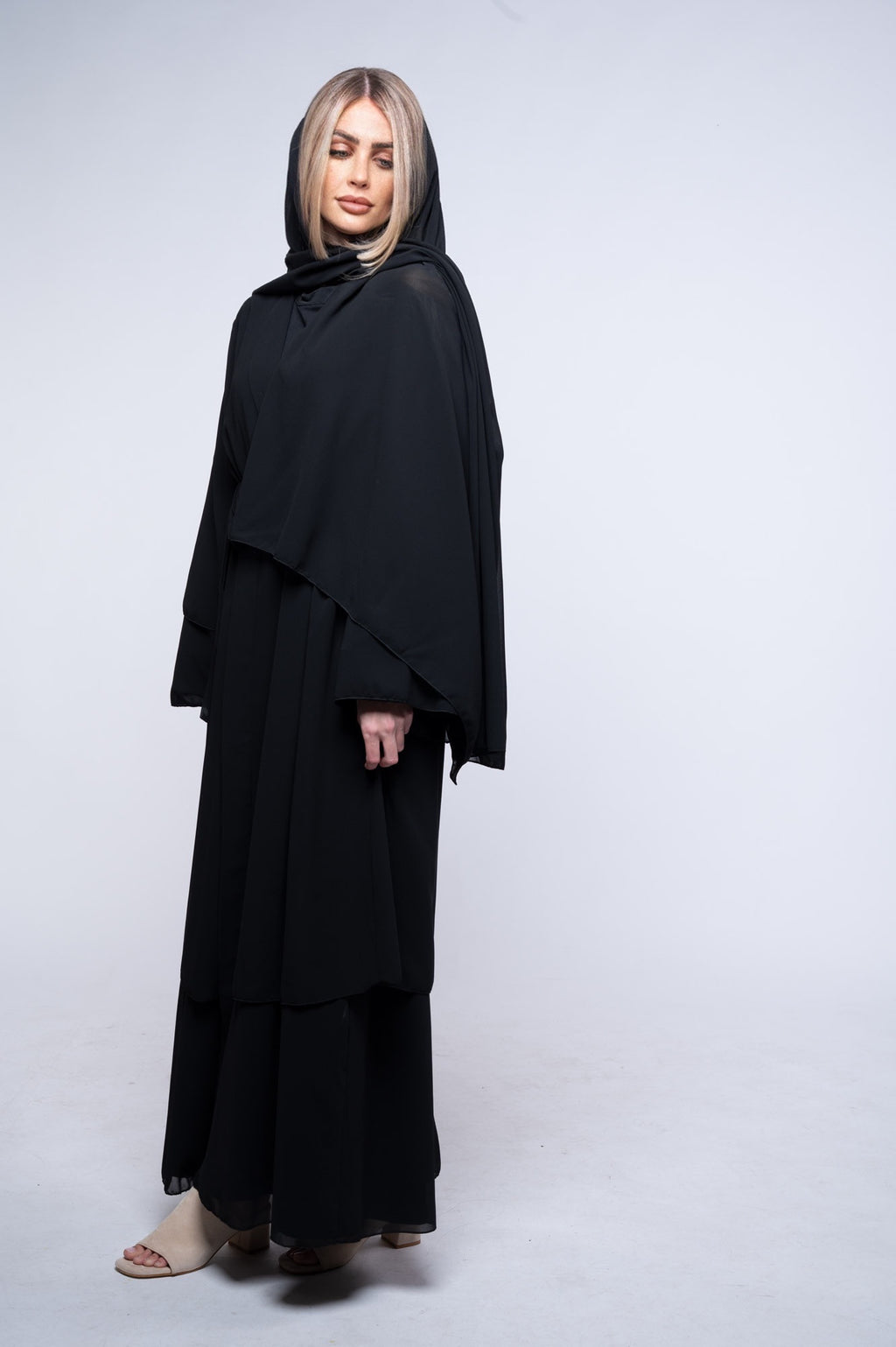 Abaya Damascus with hijab